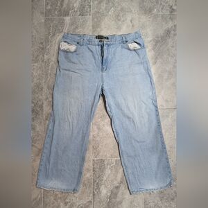 Steve & Barry's "loose fit" light blue jeans